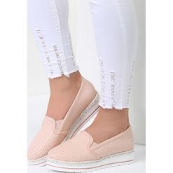 Trampki damskie slip on: Różowe Slip On Quintessential