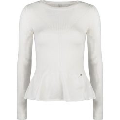 Guess Sweter "Isadora". Swetry damskie Guess, z aplikacjami, z dzianiny, z długim rękawem, długie, bez kaptura. Za 289,00 zł.