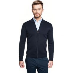 Sweter colbert kr granatowy. Niebieskie swetry męskie Recman, m, bez wzorów, bez kołnierzyka, bez kaptura. Za 260,00 zł.