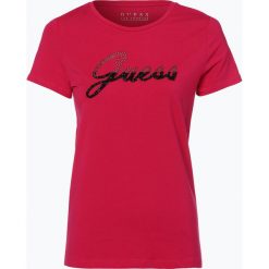 T-shirty damskie: Guess Jeans – T-shirt damski, różowy