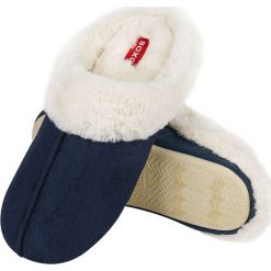 Soxo - Kapcie. Niebieskie kapcie damskie Soxo, z materiału. Za 89,99 zł.