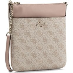 Torebka GUESS - Jacqui (SG) Mini-Bag HWSG69 65700 ROS. Różowe listonoszki damskie marki Guess, z aplikacjami. W wyprzedaży za 239,00 zł.