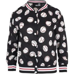 Kurtka Love Moschino. Czarne kurtki damskie xs, bez wzorów, bez kaptura. Za 699,00 zł.