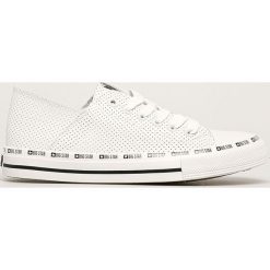 Big Star - Tenisówki. Białe trampki i tenisówki damskie BIG STAR, bez wzorów, z gumy, na sznurówki. Za 139,90 zł.
