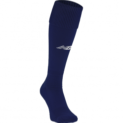 Getry piłkarskie - EMA6133NV. Niebieskie skarpetogetry piłkarskie New Balance, z elastanu. Za 39,99 zł.