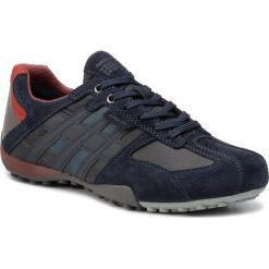Sneakersy GEOX - U Snake E U8207E 022ME CF46L NNavy/Cigar. Niebieskie sneakersy męskie Geox, na co dzień, bez wzorów, ze skóry, bez zapięcia. W wyprzedaży za 299,00 zł.