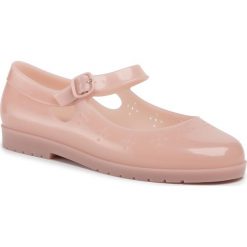Półbuty MELISSA - Com Pochete Ad 32692 Light Pink 01822. Różowe półbuty damskie Melissa, w paski, z tworzywa sztucznego, bez obcasa, na płaskiej podeszwie, z paskami. Za 369,00 zł.