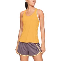 Under Armour HeatGear® Armour Racer Podkoszulek Żółty. Żółte podkoszulki damskie l, z elastanu. Za 128,95 zł.