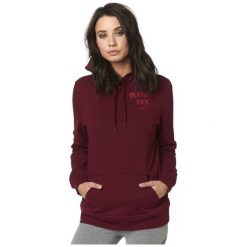 FOX Bluza Damska Arch Po Hdy M Burgund. Czerwone bluzy damskie marki FOX, m, bez wzorów, bez rękawów, z kapturem. Za 200,00 zł.