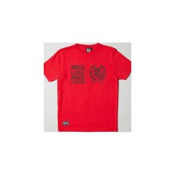 Koszulka BLB TWIN LOGO Red. Czerwone koszulki męskie Crankk, xl, z aplikacjami, z bawełny, z podwójnym kołnierzykiem, bez rękawów. Za 99,00 zł.
