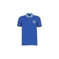 Koszulki polo z krótkim rękawem Gaudi KAKELEME. Niebieskie koszulki męskie marki Gaudi, s, bez wzorów, polo, z krótkim rękawem, krótkie. Za 159,20 zł.