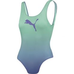 Puma strój kąpielowy damski Swim Swimsuit L zielony. Zielone stroje kąpielowe damskie Puma, l, bez wzorów, z tkaniny, sportowe. Za 169,00 zł.