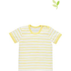 T-shirty chłopięce: Koszulka w kolorze biało-żółtym