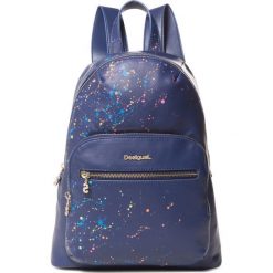 Desigual Siracusa Lima Plecak Niebieski. Niebieskie plecaki damskie Desigual, w paski, z materiału. Za 378,95 zł.