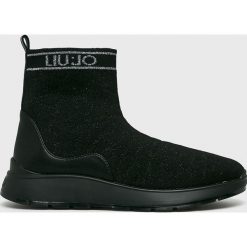 Liu Jo - Buty. Czarne buty sportowe damskie Liu Jo, bez wzorów, ze skóry, sportowe. W wyprzedaży za 359,90 zł.