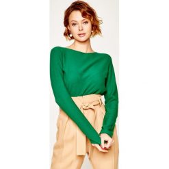 Sweter Marc O'Polo M02 6006 60289. Zielone swetry damskie Marc O'Polo, m, bez wzorów, z bawełny, klasyczne, bez rękawów, bez kaptura. W wyprzedaży za 359,00 zł.