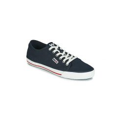 Buty Helly Hansen FJORD CANVAS V3. Niebieskie trampki męskie marki Helly Hansen, bez wzorów, bez zapięcia. Za 269,00 zł.