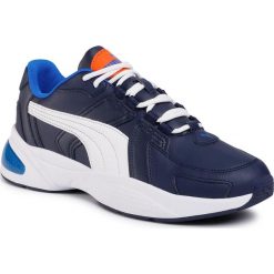 Sneakersy PUMA - Ascend Sl 373195 03 Peacoat/White/Dragon Fire. Niebieskie sneakersy męskie Puma, bez wzorów, ze skóry ekologicznej, klasyczne, bez zapięcia. Za 329,99 zł.