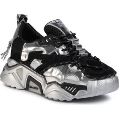 Sneakersy BIG STAR - FF274A527A Black/Silver. Szare półbuty damskie BIG STAR, bez wzorów, z zamszu, retro, bez obcasa, na płaskiej podeszwie, bez zapięcia. Za 309,00 zł.