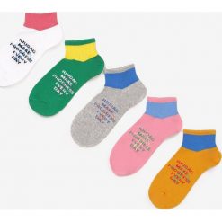 5-pack Mix Kolorów Skarpety Thelxienara. Skarpetki damskie Born2be, bez wzorów. W wyprzedaży za 39,99 zł.