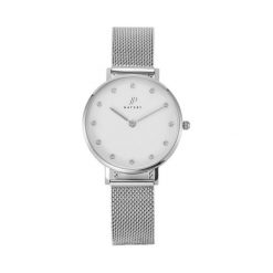Zegarek JP Gatsby Zegarek damski Aiolith Silver White / Silver JPG1023 uniwersalny. Szare zegarki damskie JP Gatsby. Za 359,10 zł.
