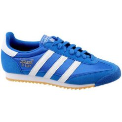 Adidas Dragon Og bb1269 46 2/3 Niebieskie. Niebieskie buty sportowe męskie marki Adidas, ze skóry, Adidas Dragon. W wyprzedaży za 309,99 zł.