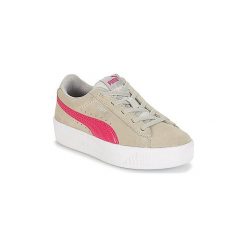 Buty Dziecko Puma PS VIKKY PLATFORM.GREY. Szare trampki dziewczęce Puma, bez wzorów, bez zapięcia. Za 175,20 zł.