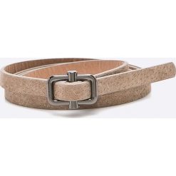 Answear - Pasek. Szare paski damskie marki ANSWEAR, w paski, z materiału. W wyprzedaży za 29,90 zł.