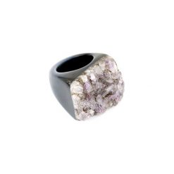 InspiRING Ametyst Ciemny rozmiar 13. Fioletowe pierścionki damskie Brazi druse jewelry, z ametystem. Za 270,00 zł.