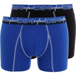 DIM DYNAMIQUE 2 PACK Panty blue/black. Niebieskie bokserki męskie marki DIM, z elastanu. Za 129,00 zł.