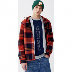 Bluza z pionowym panelem. Szare bejsbolówki męskie Pull&Bear, m. Za 89,90 zł.