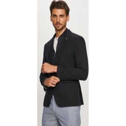 Tommy Hilfiger Tailored - Marynarka. Niebieskie garnitury męskie Tommy Hilfiger Tailored, bez wzorów, z elastanu. Za 1599,00 zł.