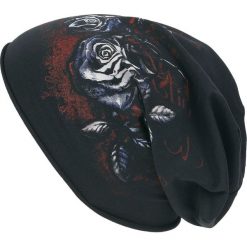 Alchemy England Irae Beanie czarny. Czarne czapki damskie marki Alchemy England, z nadrukiem. Za 62,90 zł.