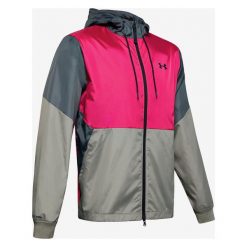 Under Armour Legacy Kurtka Różowy Szary. Szare płaszcze męskie Under Armour, na wiosnę, s, bez wzorów, z elastanu. Za 464,95 zł.