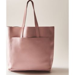 Torba shopper - Różowy. Różowe torby damskie na zakupy marki House, bez wzorów, bez dodatków. Za 59,99 zł.