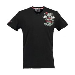 T-shirty chłopięce z nadrukiem: Koszulka „Javigation” w kolorze czarnym