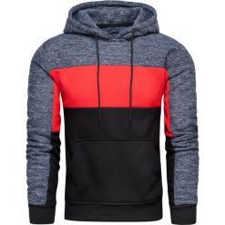 Bluza męska granatowa z kapturem Recea. Czerwone bluzy męskie Recea, xl, bez wzorów, z bawełny, z kapturem, bez rękawów, z kapturem. Za 69,99 zł.