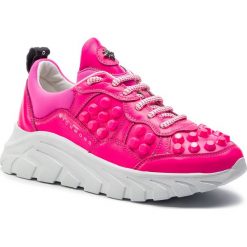 Sneakersy JOHN RICHMOND - 7100 D Fuxia. Różowe półbuty damskie John Richmond, bez wzorów, ze skóry, bez obcasa, na płaskiej podeszwie, bez zapięcia. Za 1399,00 zł.