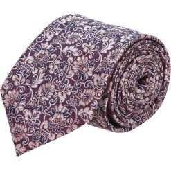 Krawaty męskie: krawat platinum bordo classic 248