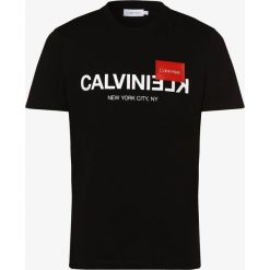 Calvin Klein - T-shirt męski, czarny. Czarne t-shirty męskie Calvin Klein, xxl, z nadrukiem, bez kołnierzyka. Za 179,95 zł.