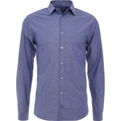 Tiger of Sweden BRODIE SLIM FIT Koszula biznesowa light ink. Niebieskie koszule męskie na spinki Tiger of Sweden, m, z bawełny. Za 419,00 zł.
