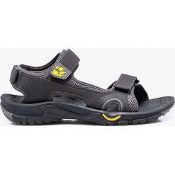 Jack Wolfskin - Sandały Lakewood Cruise. Szare kapcie męskie marki Jack Wolfskin, bez wzorów, z gumy. W wyprzedaży za 229,90 zł.