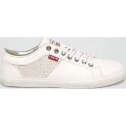 Levi's - Buty. Białe buty sportowe damskie marki Levi's®, bez wzorów, z gumy, sportowe. Za 279,90 zł.