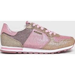 Pepe Jeans - Buty. Różowe buty sportowe damskie Pepe Jeans, bez wzorów, z jeansu, sportowe. W wyprzedaży za 199,90 zł.