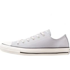 Converse CHUCK TAYLOR ALL STAR OX Tenisówki i Trampki wolf grey/black/egret. Szare trampki i tenisówki damskie marki Converse, ze skóry. W wyprzedaży za 179,50 zł.