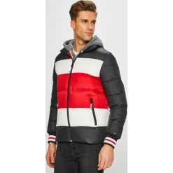Tommy Hilfiger - Kurtka. Czarne płaszcze męskie TOMMY HILFIGER, s, bez wzorów, z poliesteru, krótkie, bez kaptura. W wyprzedaży za 999,90 zł.