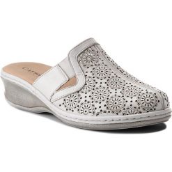 Klapki damskie: Klapki CAPRICE – 9-27204-20 White Nappa 102