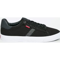 Levi's - Tenisówki Skinner. Czarne trampki męskie marki Levi's®, z gumy, na sznurówki. W wyprzedaży za 139,90 zł.