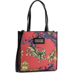 Torebka VERSACE JEANS COUTURE - E1VUBBU2 71283 518. Czerwone torebki klasyczne damskie Versace Jeans Couture, bez wzorów, z jeansu, klasyczne, bez dodatków. Za 699,00 zł.