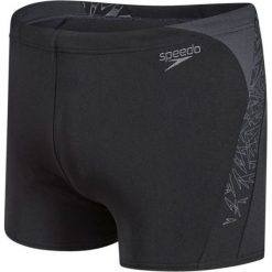 Kąpielówki męskie: Speedo Kąpielówki męskie Boom Splice Aquashort Black/Oxid Grey r. L (810855B443)